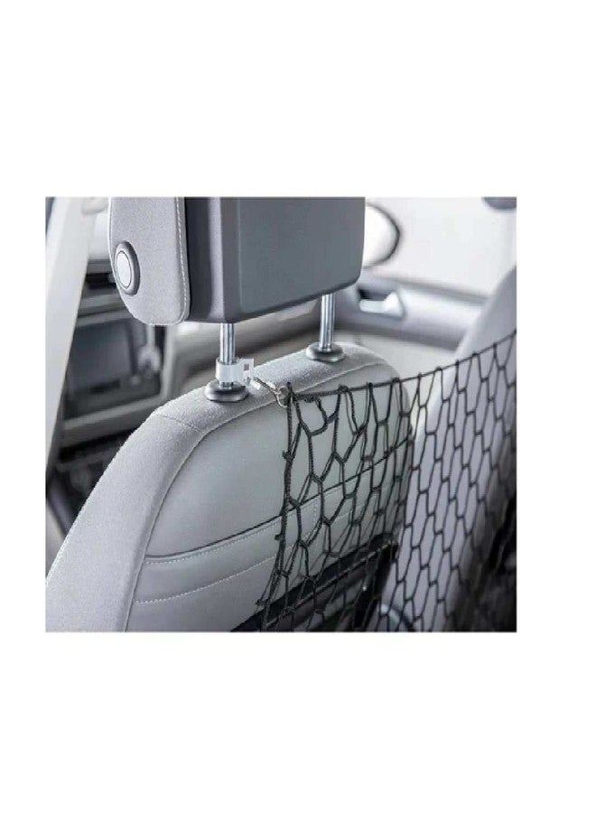 Trixie Car Net for Dogs,Dog Car Net Barrier for Safe Driving and Adjustable Dog Car On Travel,Metal Hooks, and Stretchable Mesh Obstacle,Design for Pet-120x100cm Black - Image 4